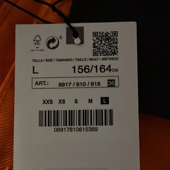 ZARA Kids | Orange | STRAIGHT LEG JEANS - Picture 6 of 6